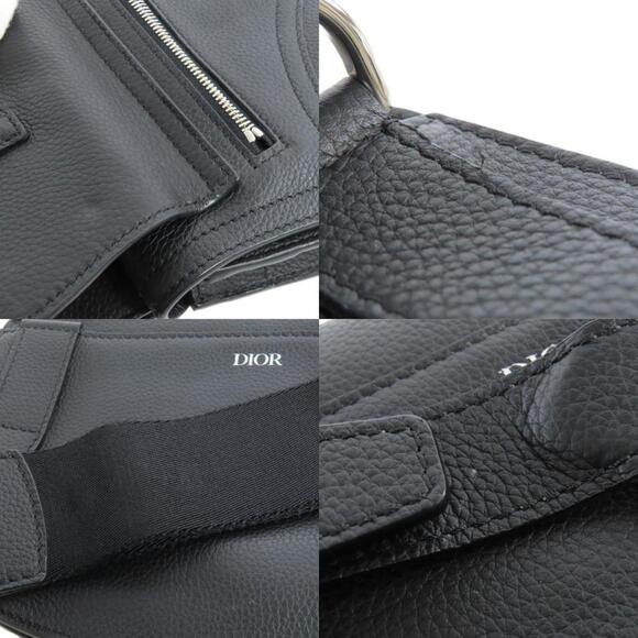 DIOR Black Leather Shoulder Bag - Picture 9 of 11